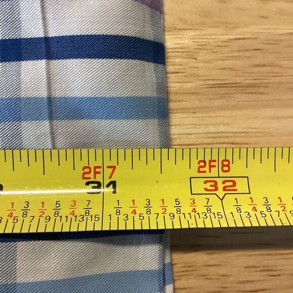 Men’s Johnnie-O‎ Prep-Formance Long Sleeved Button Front Plaid Shirt  - medium - Picture 7 of 7